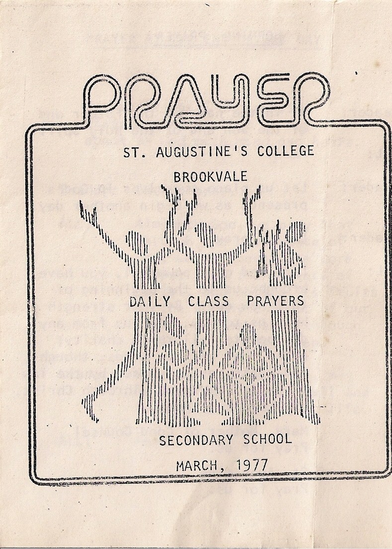 March 1977 Daily Class Prayers booklet